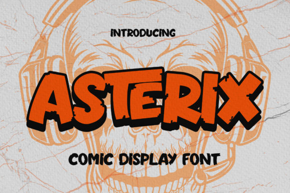 Asterix: A Bold Display Font for Digital Branding