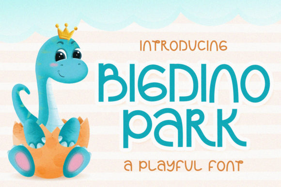 Bigdino Park: A Playful Display Font for Small Business Branding
