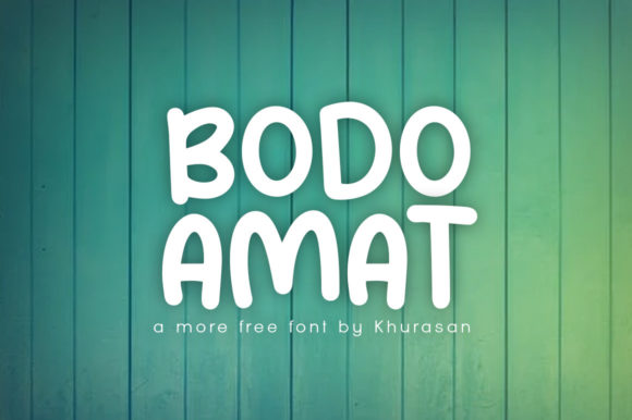Bodo Amat: A Free Display Font That Elevates Real Small Business Branding