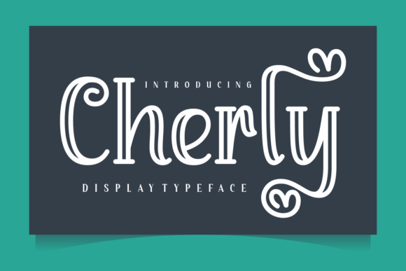 Cherly: A Joyful Display Font for Editorial Design