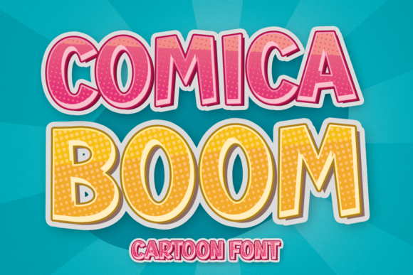 Comica Boom: A Playful Display Font for Digital Brands
