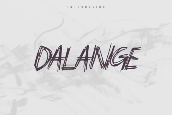 Dalange: A Sketch-Style Display Font That Makes Your Message Instantly Clear