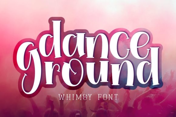 Dance Ground: A Display Font That Moves With Your Content