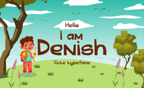 Denish: A Confident Display Font for Modern Brand Identity