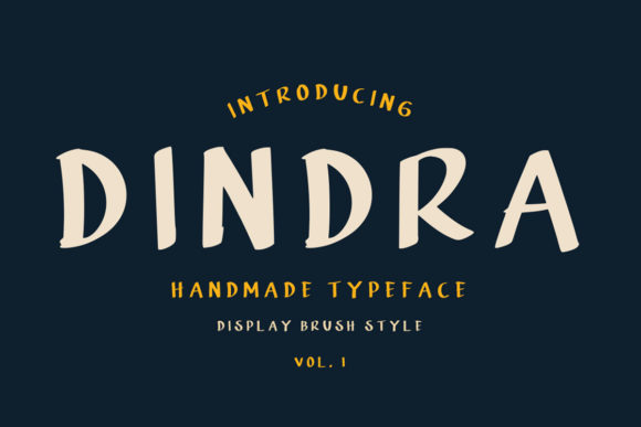 Dindra: A Vintage Display Font That Elevates Real Small Business Branding