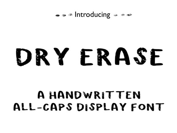 Dry Erase: A Bold Display Font for Editorial Impact