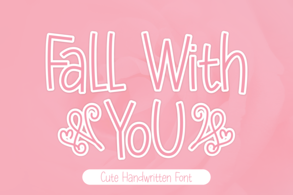 Fall with You: A Whimsical Display Font for Handmade Creators