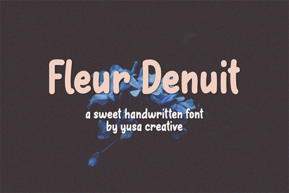 Fleur Denuit: A Friendly Display Font for Editorial Design