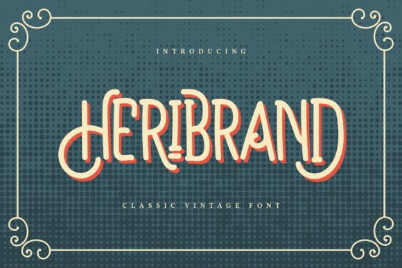 Heribrand: A Joyful Display Font for Editorial Design