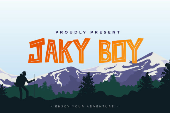 Jaky Boy: A Standout Display Font for Scroll-Stopping Marketing