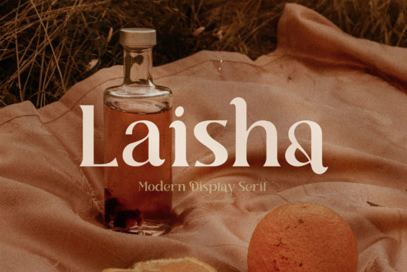 Laisha: A Bold Display Font That Cuts Through the Feed