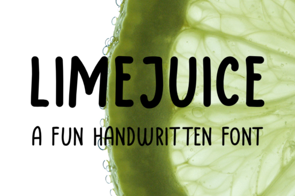 Limejuice: A Refreshing Display Typeface for Digital Brands