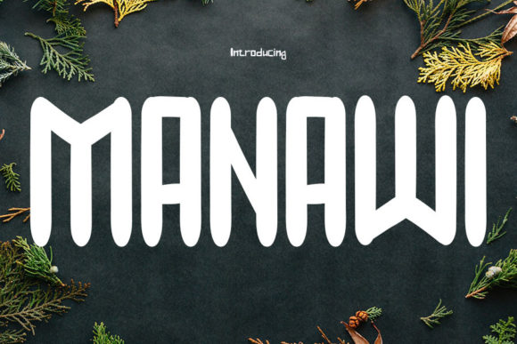 Manawi: A Bold Display Font for Editorial Impact