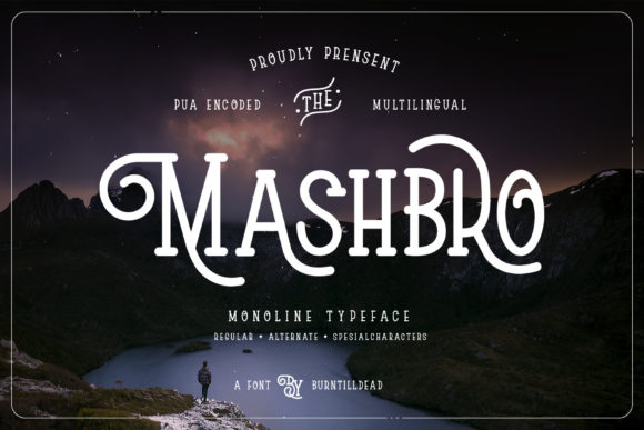 Mashbro: A Display Font That Makes Your Brand Feel Intentional