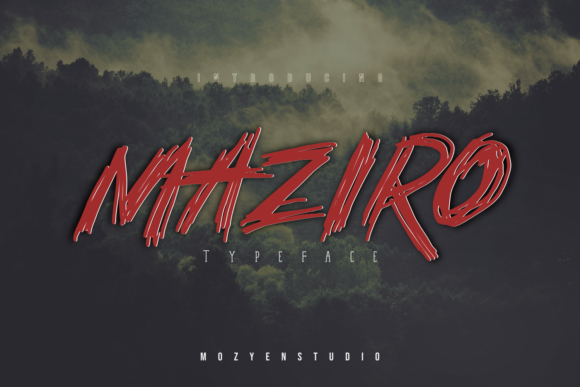 Maziro Display Font for Handmade Labels & Printables