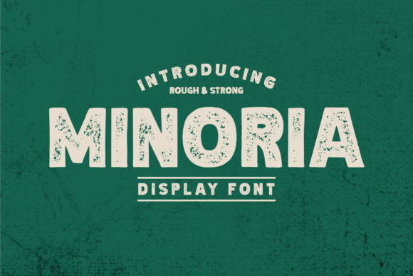 Minoria: A Bold Display Font That Commands Attention Online