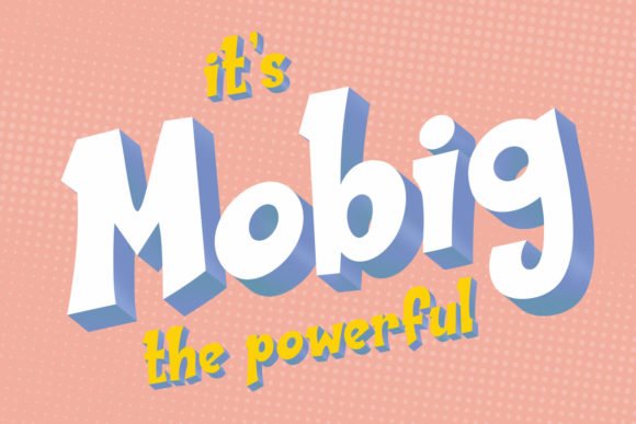 Mobig: A Bold, Warm Display Font That Earns Its Space