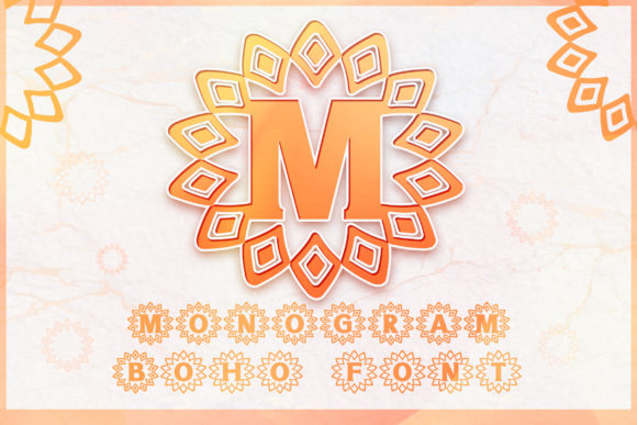 Monogram Boho Tribal: A Display Font That Adds Warmth and Distinction