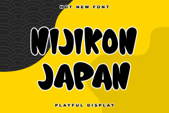 Nijikon Japan: A Friendly Display Font That Makes Your Brand Feel Like Home