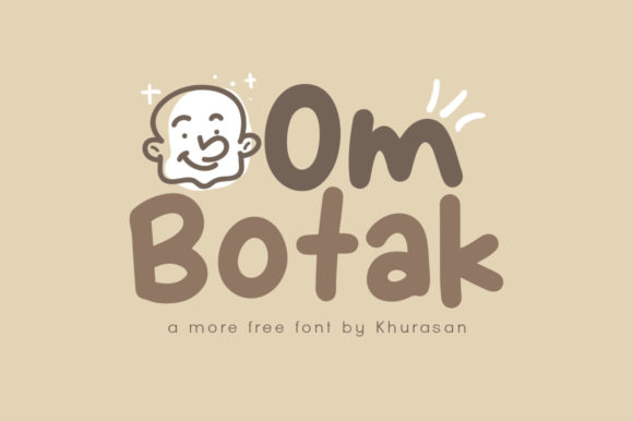 Om Botak: A Modern Display Font for Editorial Impact