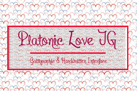 Platonic Love JG: A Playful Display Font That Builds Brand Warmth