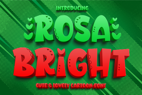 Rosa Bright: A Playful Display Font for Promo Campaigns