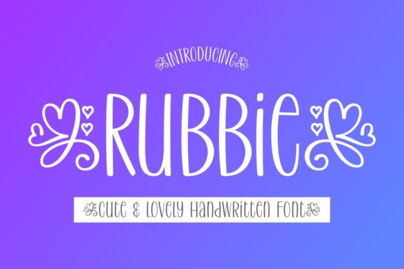 Rubbie: A Display Font That Feels Like a Secret Weapon