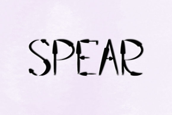 Spear: A Bold Display Font for Editorial Design