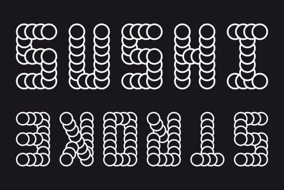 Sushi Stroke: A Display Font That Feels Like a Thoughtful Pause