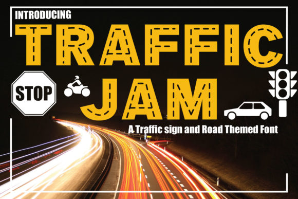 Traffic Jam: A Bold Display Font for Scroll-Stopping Marketing