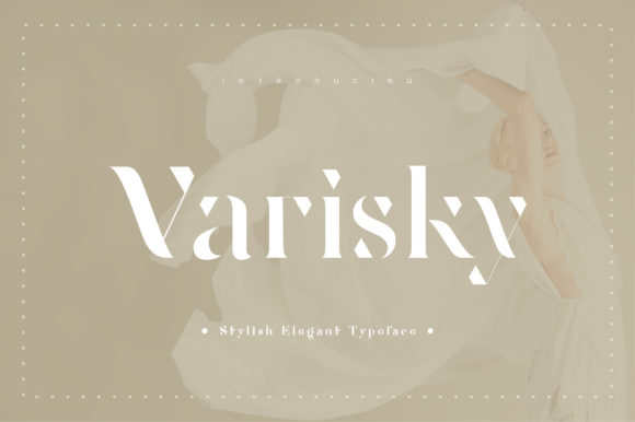 Varisky: A Display Font for Editorial Elegance