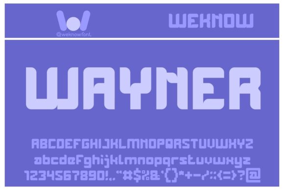 Wayner: A Display Font That Commands Attention—Without Shouting