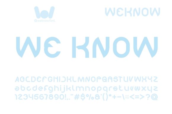 We Know: A Display Font That Makes Your Brand Instantly Memorable