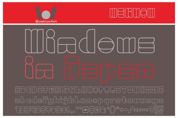 Windows in Japan: A Bold Display Font for Editorial Impact