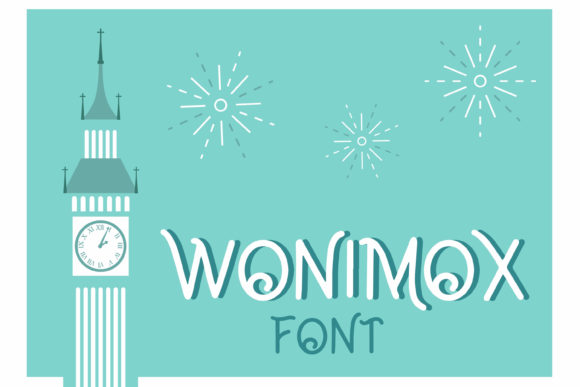 Wonimox: A Whimsical Display Font for Small Business Branding